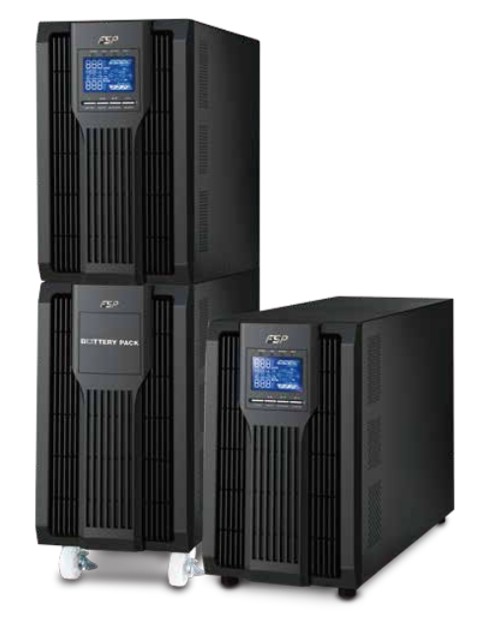 FSP CHAMP 6K 6 KVA 5400W (16x12V/7A) Online Ups