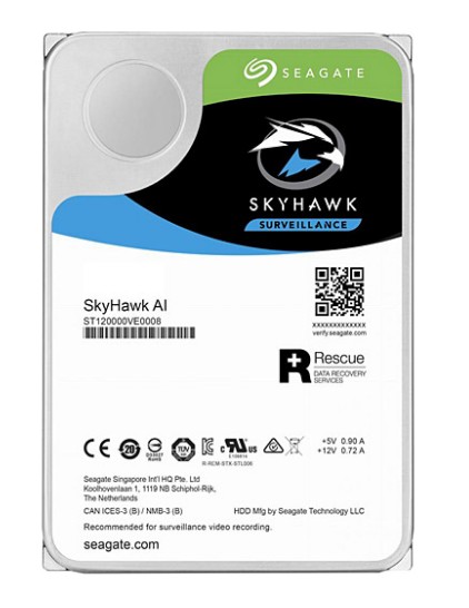 10 TB Seagate SKYHAWK 3,5" 256MB 7200pm (ST10000VE0008) 7/24 Güvenlik Disk