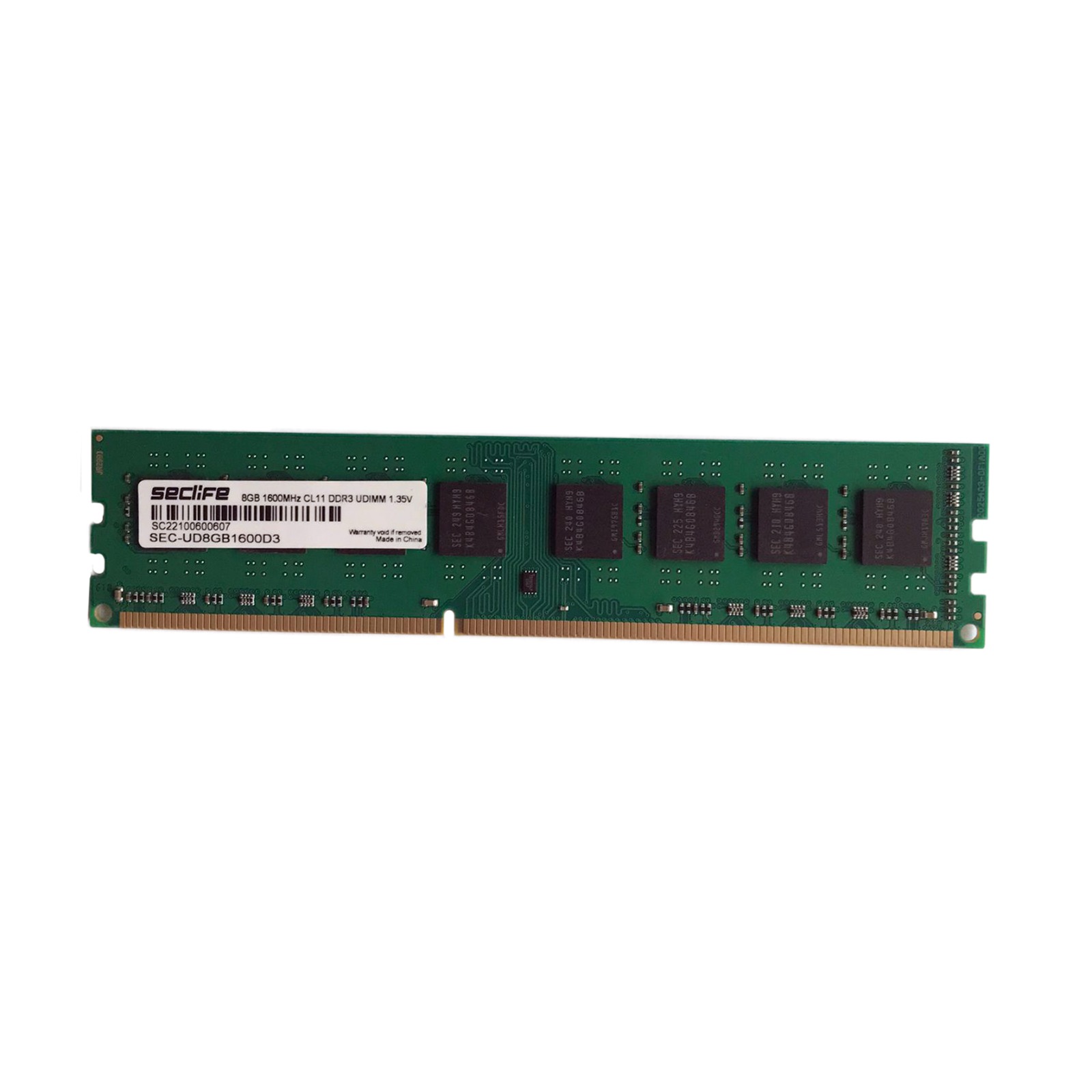 8GB Seclife 1600Mhz 1.35V CL11 16 Chip DDR3 PC Ram