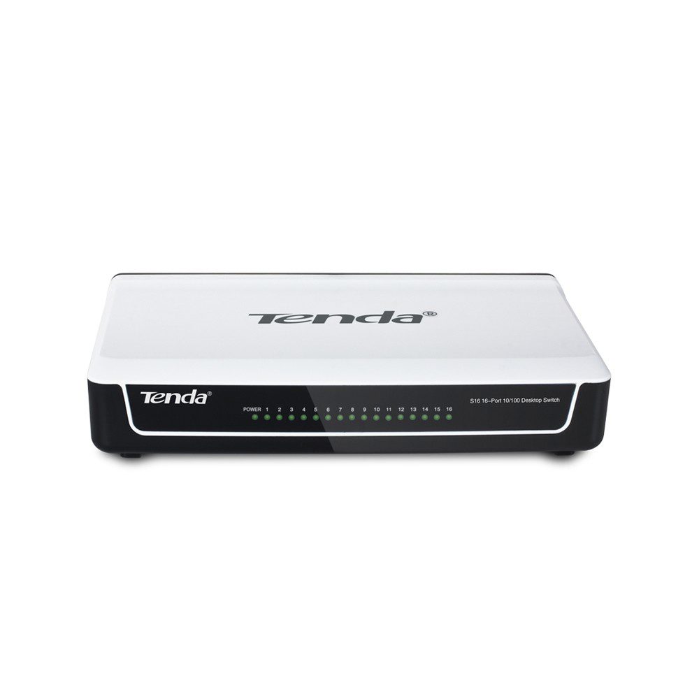 Tenda S16 16 Port 10/100 Mbps Switch Plast...