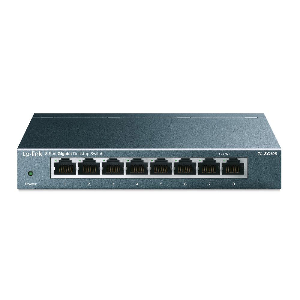 TP-Link TL-SG108 8Port 10/100/1000 Gigabit...