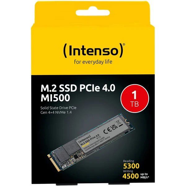 1TB Intenso MI500 Gen.4x4 NVMe 1.4 (383646...