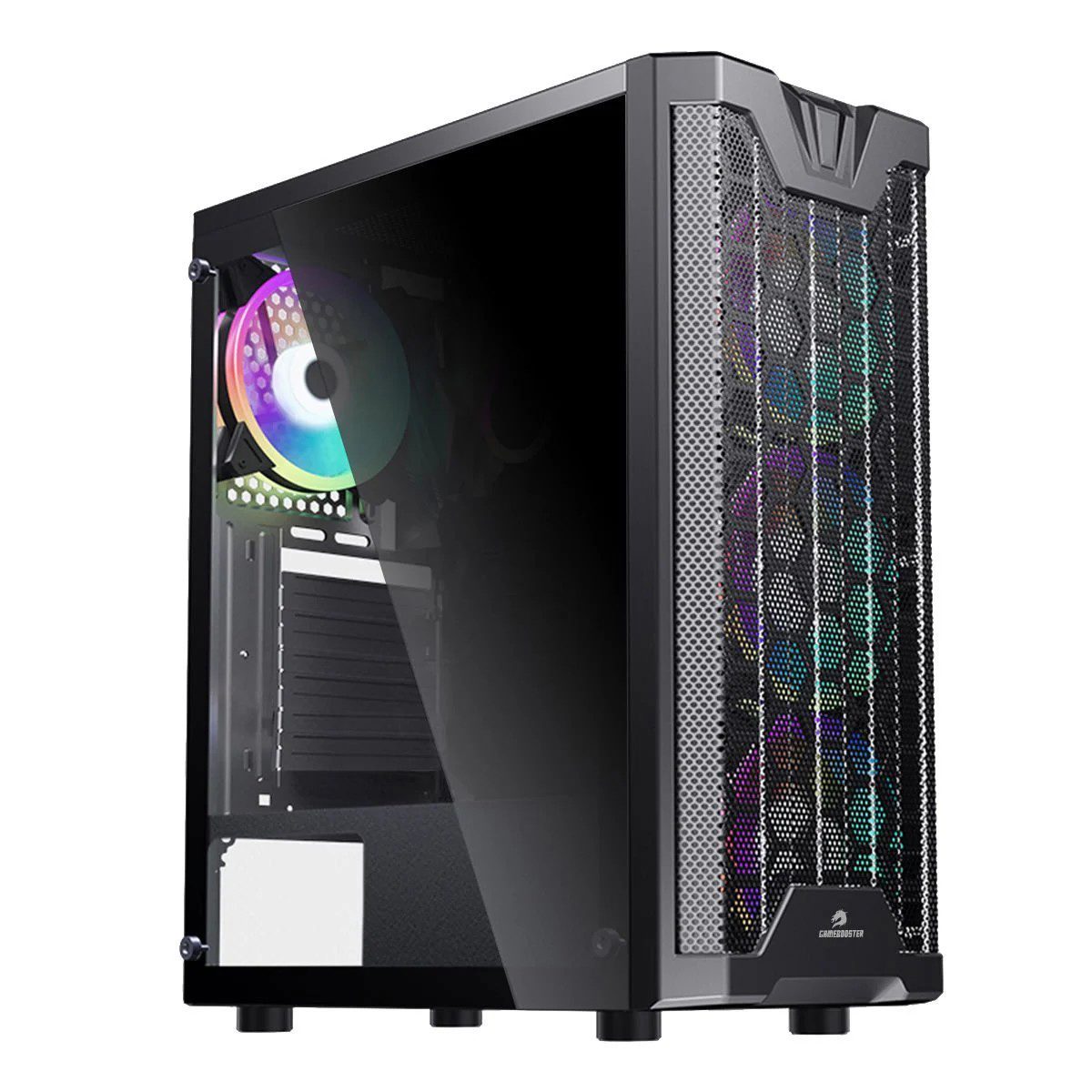 GameBooster GB-F3101B RGB ATX Mesh Siyah K...