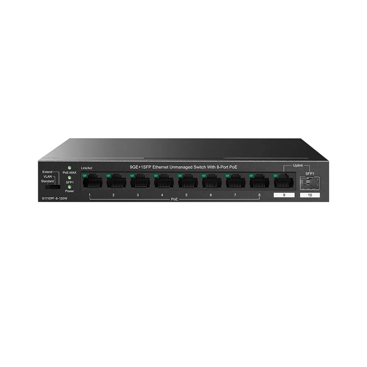 Tenda TEG1110PF-8-120W 8GE PoE+ Port (120W...