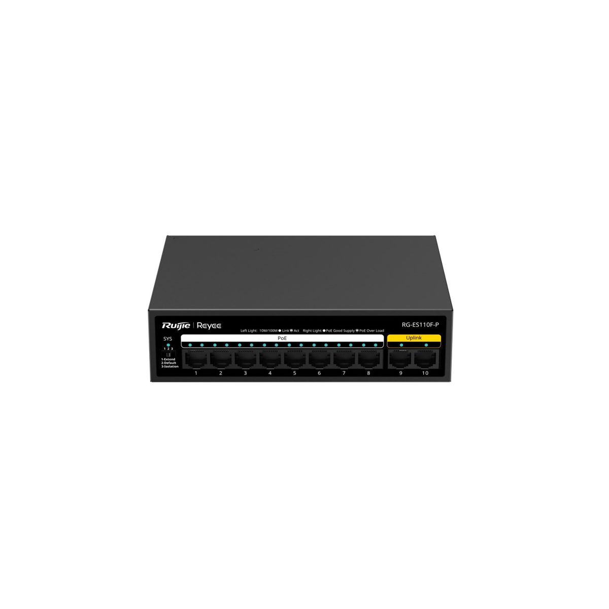 Ruijie Reyee RG-ES110F-P 10 Port FE 10/100...